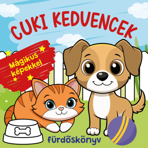 Cuki kedvencek fürdőskönyv