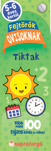Fejtörők ovisoknak - Tiktak - 