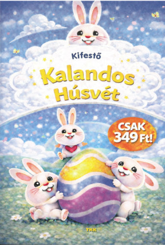 Kalandos húsvét kifestő
