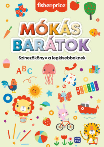 Mókás barátok - színezőkönyv a legkisebbeknek