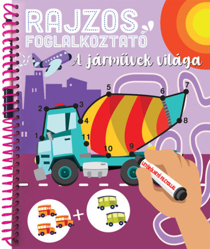 Rajzos foglalkoztató - A járművek világa