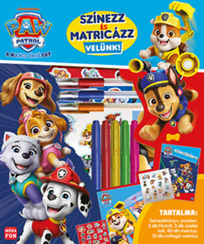 Mancs Őrjárat -  Színezz és matricázz velünk!