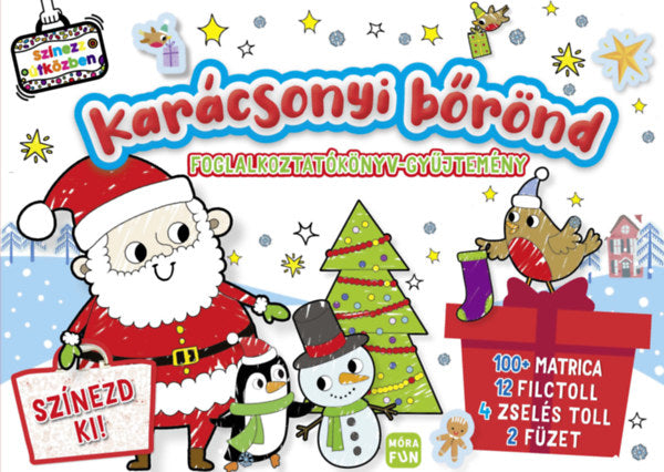 Karácsonyi bőrönd - Foglalkoztatókönyvgyűjtemény