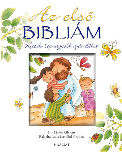 Lizzie Ribbons: Az első Bibliám - fehér borító
