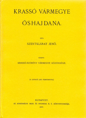 Krassó vármegye őshajdana