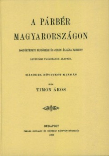 A párbér Magyarországon