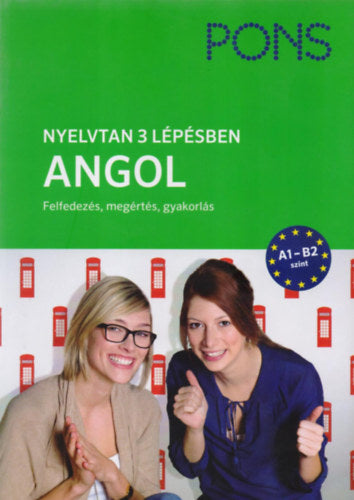 PONS Nyelvtan 3 lépésben ANGOL A1-B2