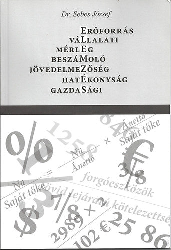 Elemzés - Vállalatielemzés - Mérlegelemzés - Dr. Sebes József