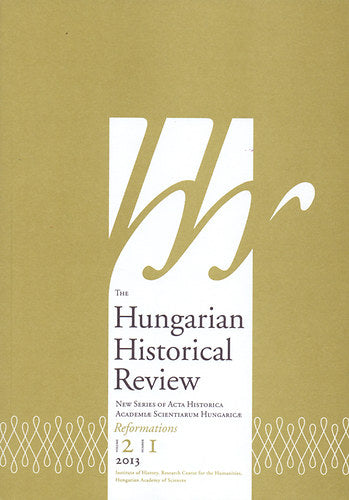 The Hungarian Historical Review 2/1 - 