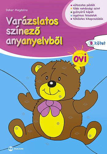 Varázslatos színező anyanyelvből OVI B kötet
