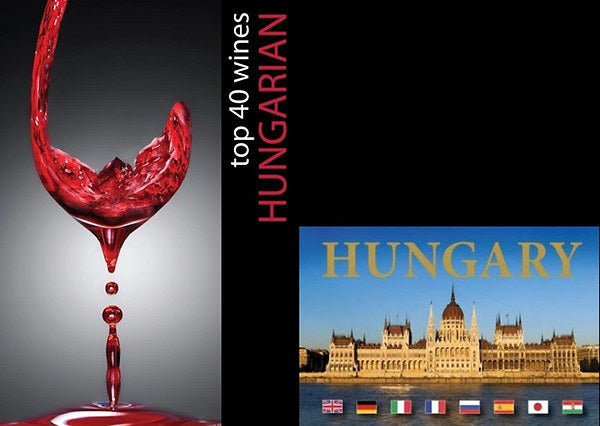 Hungarian TOP 40 Wines / Hungary kis könyv (csomag) - 