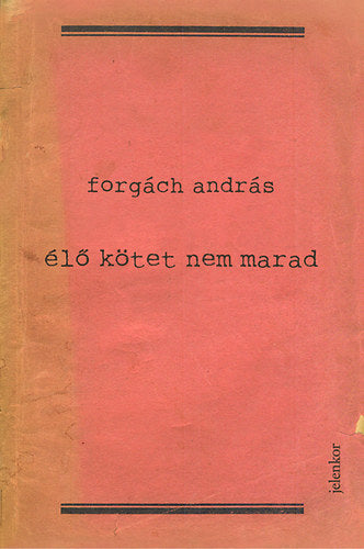 Élő kötet nem marad