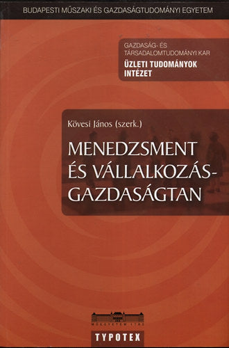 Menedzsment és vállakozásgazdaságtan