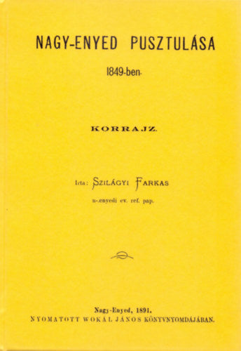 Nagy-Enyed pusztulása 1849-ben.