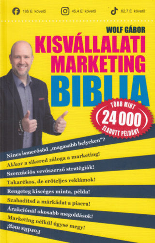 Wolf Gábor: Kisvállalati marketing biblia borító
