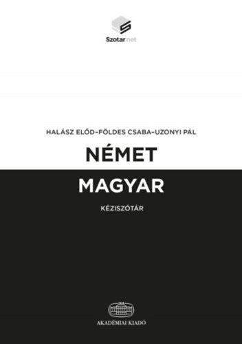 Német-magyar kéziszótár + online szótárcsomag - Uzonyi Pál, Földes Csaba, Halász Előd