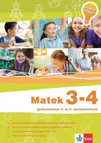Matek 3-4 - Gyakorlókönyv 3. és 4. osztályosoknak - Sütő Katalin