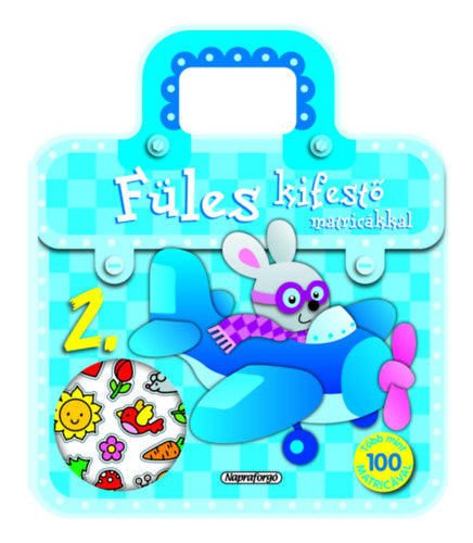 Füles kifestő matricákkal 2. - Repülő - 