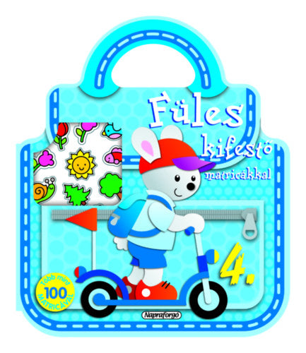 Füles kifestő matricákkal 4. - Roller - 