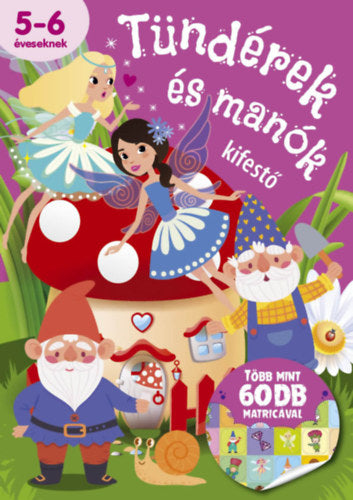 Tündérek és manók - kifestő - 