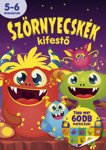 Szörnyecskék kifestő - 