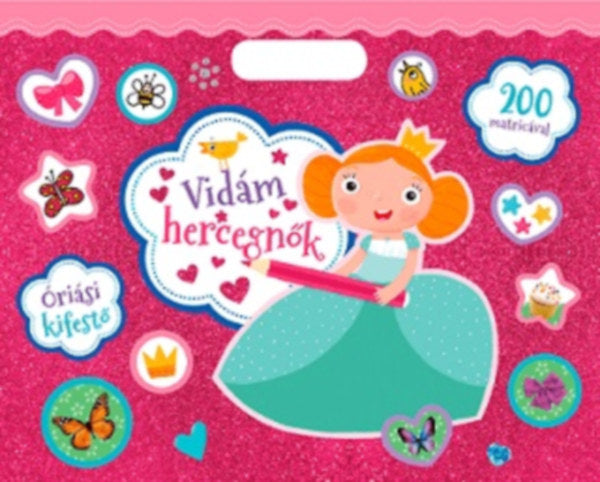 Óriás kifestő - Vidám hercegnők - 