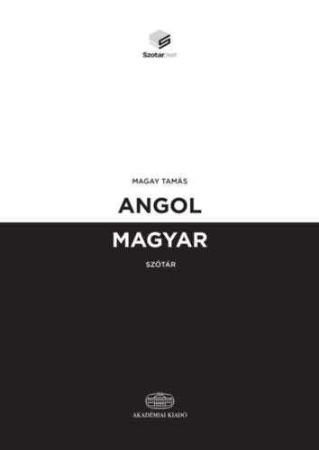 Angol-magyar szótár - 