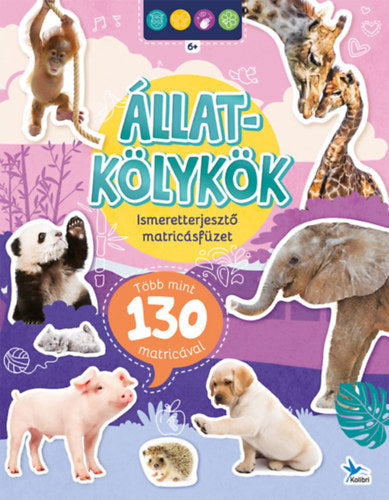 Ismeretterjesztő matricásfüzet - Állatkölykök - Horazdovská, Tereza