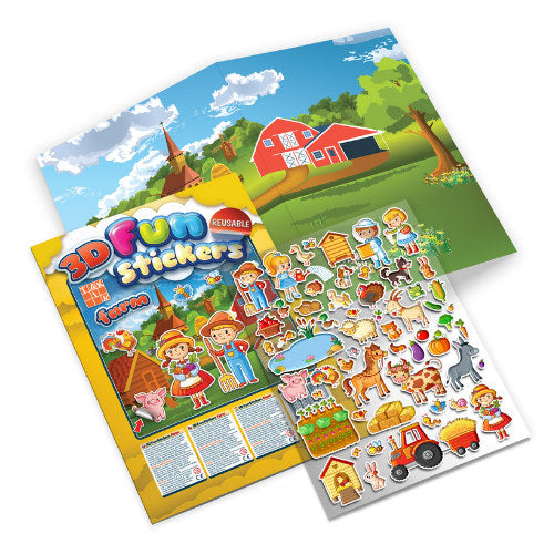 Vidám farm 3D matricákkal - 