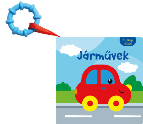 Textilkönyv rágókával - Járművek - 