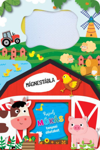 Mágnestábla - Rajzolj mókás tanyasi állatokat - 