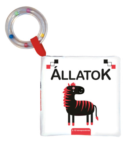 Kontrasztos babakönyv - Állatok - 