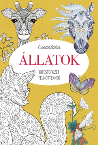 Kifestőfüzet felnőtteknek - Csodálatos állatok - 