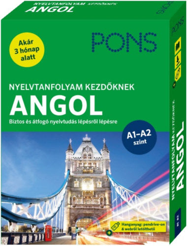 PONS Nyelvtanfolyam kezdőknek - Angol (könyv+pendrive+online) - Kate Tranter
