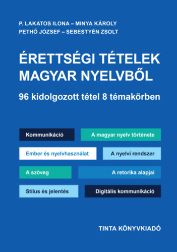 Érettségi tételek magyar nyelvből - Minya Károly, Pethő József, P. Lakatos Ilona, Sebestyén Zsolt