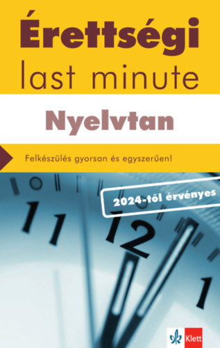 Érettségi Last minute - Nyelvtan - Diószegi Endre