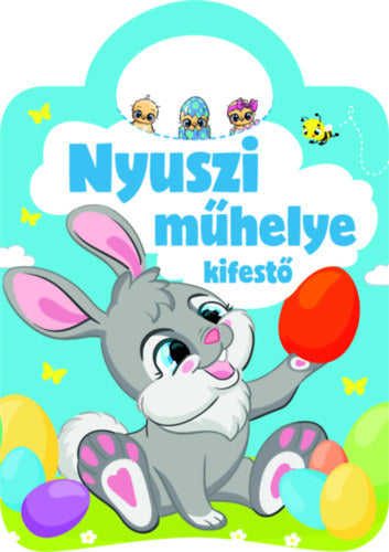 Nyuszi műhelye kifestő - 