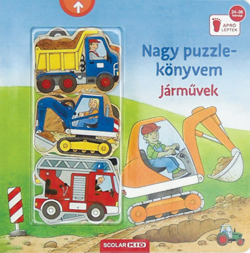 Nagy puzzle-könyvem - Járművek - Sabine Cuno