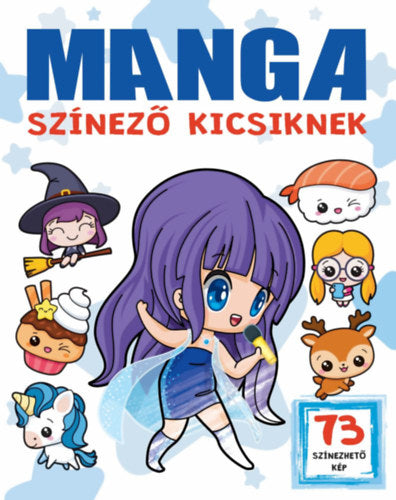 Manga színező kicsiknek - 