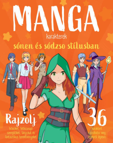 Manga karakterek sónen és sódzso stílusban - 