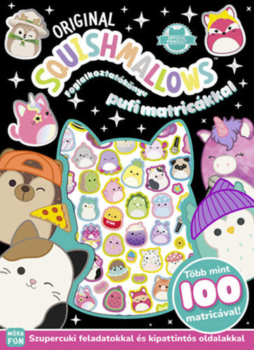 Original Squishmallows -  Foglalkoztatókönyv pufi matricákkal - 