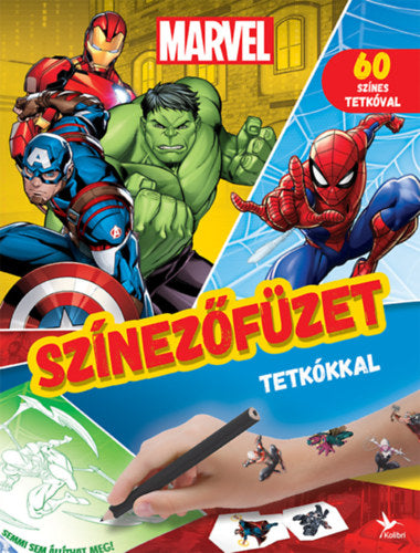 Színezőfüzet tetkókkal - Marvel - 