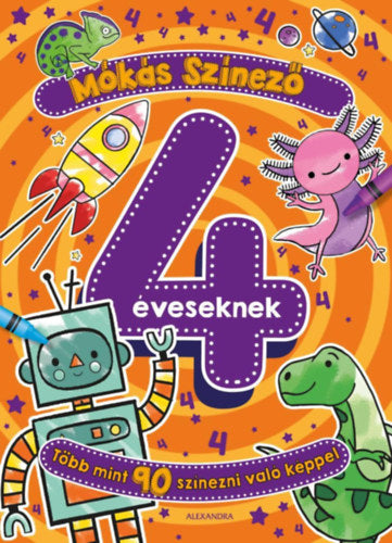 Mókás színező 4 éveseknek - 