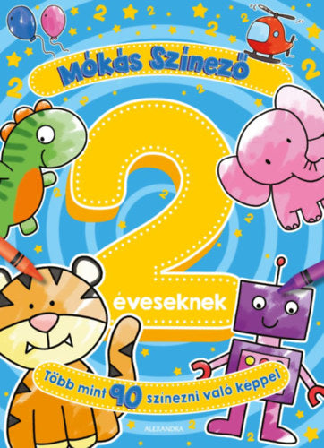 Mókás színező 2 éveseknek - 