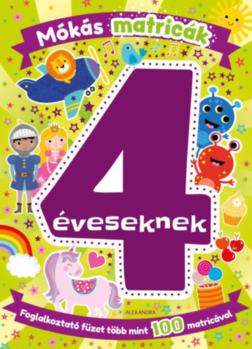 Mókás matricák 4 éveseknek - 