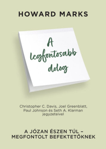 A legfontosabb dolog - Marks, Howard