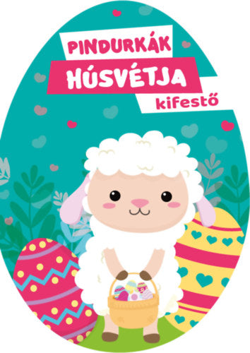 Pindurkák húsvétja - kifestő - 