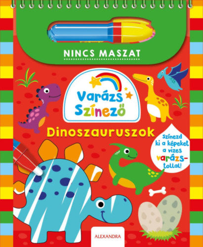 Varázs színező - Dinoszauruszok - 