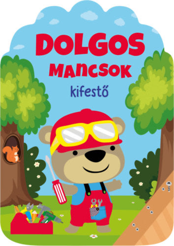 Dolgos mancsok - kifestő