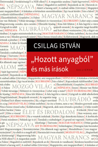 Hozott anyagból és más írások